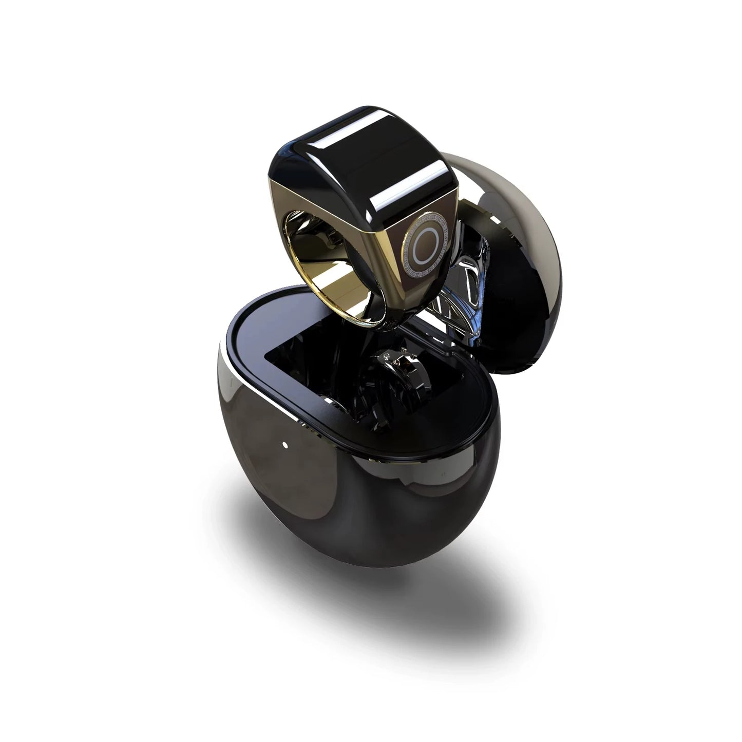 Smart Tasbeeh Ring 5 Prayer Times Counter Vibration Reminder Waterproof Qibla for Muslims 