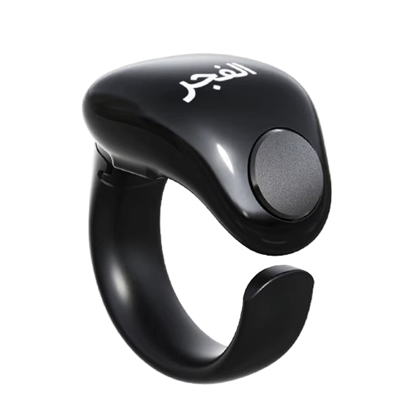 Smart Tasbeeh Zikr Ring Islamic Tally Digital Counter for Muslims Praise Prayer Reminder Magnetic Charging Waterproof