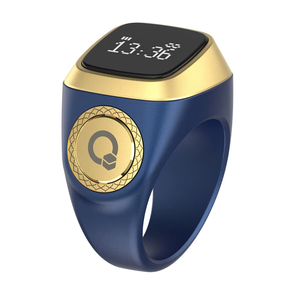 Smart Muslim Islamic Oem Electronic Zikir Counter Digital Azan Alarm Clock Tasbeeh Tasbih Zikr Ring Iqibla